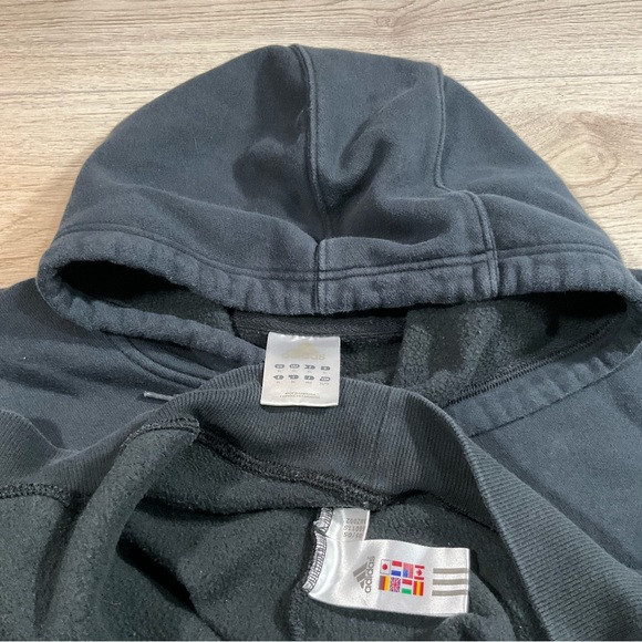 Y2K Adidas Embroidered Hoodie Size Extra Large - Picture 3 of 6